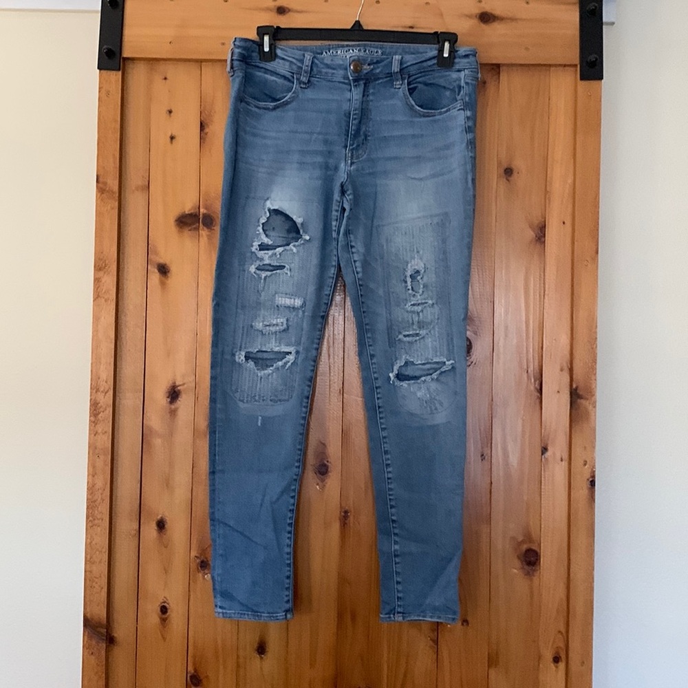 American Eagle Outfitters Super Stretch Jegging Jeans Size 14 Long